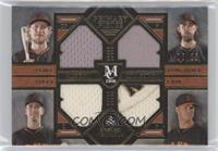 Hunter Pence, Madison Bumgarner, Buster Posey, Matt Cain #/25