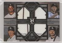 Jose Abreu, Chris Sale, Jeff Samardzija, Adam Eaton #/99