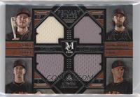 Hunter Pence, Madison Bumgarner, Buster Posey, Matt Cain #/99