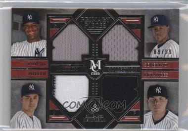 2016 Topps Museum Collection - Four-Player Primary Pieces Quad Relics #PPFQ-PSMB - Michael Pineda, Luis Severino, Andrew Miller, Dellin Betances /99