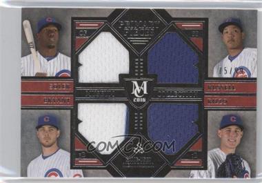 2016 Topps Museum Collection - Four-Player Primary Pieces Quad Relics #PPFQ-SRBR - Jorge Soler, Addison Russell, Kris Bryant, Anthony Rizzo /99