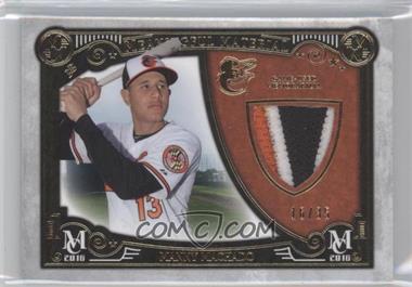 2016 Topps Museum Collection - Meaningful Material Prime Relics - Gold #MMPR-MMA - Manny Machado /35