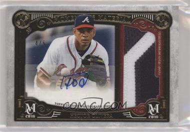 2016 Topps Museum Collection - Momentous Material Jumbo Patch Autographs - Gold #MMAR-HOV - Hector Olivera /5