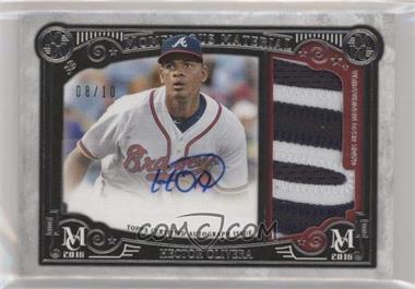 2016 Topps Museum Collection - Momentous Material Jumbo Patch Autographs #MMAR-HOL - Hector Olivera /10