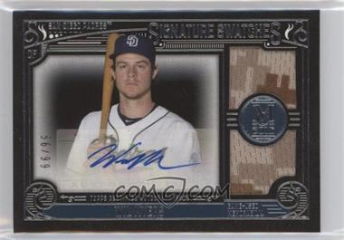 2016 Topps Museum Collection - Single-Player Signature Swatches Dual Relic Autographs #SSD-WM - Wil Myers /99