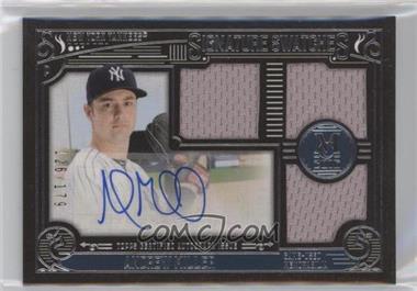 2016 Topps Museum Collection - Single-Player Signature Swatches Triple Relic Autographs #SST-AM - Andrew Miller /179