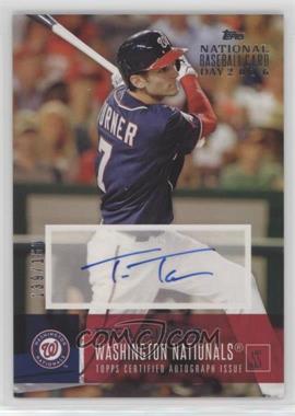 2016 Topps National Baseball Card Day - Autographs #A-TT - Trea Turner /160