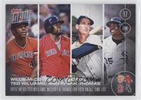 Willie McCovey, David Ortiz, Ted Williams, Frank Thomas [Good to VG&#…
