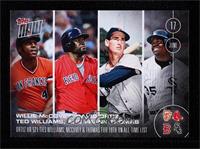 Willie McCovey, David Ortiz, Ted Williams, Frank Thomas #/1,060