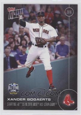 2016 Topps Now - Topps Online Exclusive [Base] #216 - Xander Bogaerts /444