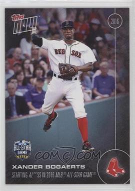 2016 Topps Now - Topps Online Exclusive [Base] #216 - Xander Bogaerts /444