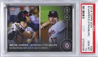 Bryce Harper, Stephen Strasburg [PSA 10 GEM MT] #/489