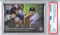 Bryce Harper, Stephen Strasburg [PSA 9 MINT] #/489