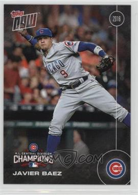 2016 Topps Now - Topps Online Exclusive Chicago Cubs NL Central Champions #CHC-8 - Javier Baez /2270