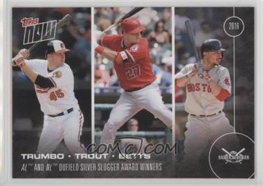 2016 Topps Now - Topps Online Exclusive Off-Season #OS-11 - Award Winners - Mark Trumbo, Mike Trout, Mookie Betts, Christian Yelich, Yoenis Cespedes, Charlie Blackmon /347