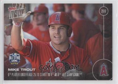 2016 Topps Now All-Star Game - Topps Online Exclusive [Base] #AS-2 - Mike Trout /1898