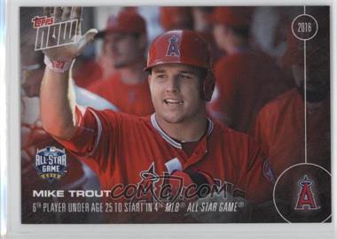 2016 Topps Now All-Star Game - Topps Online Exclusive [Base] #AS-2 - Mike Trout /1898