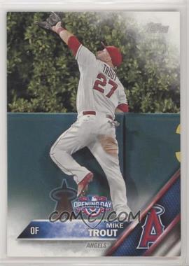 2016 Topps Opening Day - [Base] #OD-1 - Mike Trout [EX to NM]