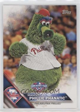 2016 Topps Opening Day - Mascots #M-16 - Phillie Phanatic