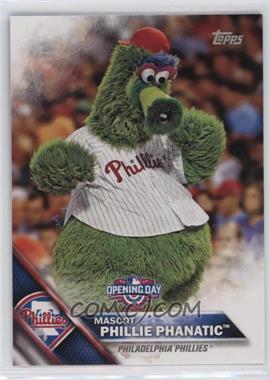 2016 Topps Opening Day - Mascots #M-16 - Phillie Phanatic