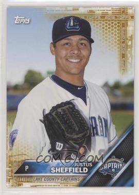 2016 Topps Pro Debut - [Base] - Gold #101 - Justus Sheffield /50