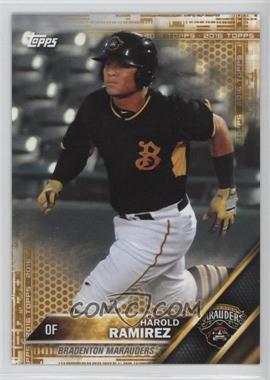 2016 Topps Pro Debut - [Base] - Gold #183 - Harold Ramirez /50