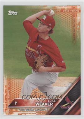 2016 Topps Pro Debut - [Base] - Orange #48 - Luke Weaver /25