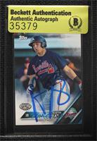 Austin Riley [BAS Beckett Auth Sticker]