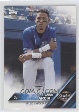 2016 Topps Pro Debut - [Base] #8.2 - SP Image Variation - Orlando Arcia (In Dugout)