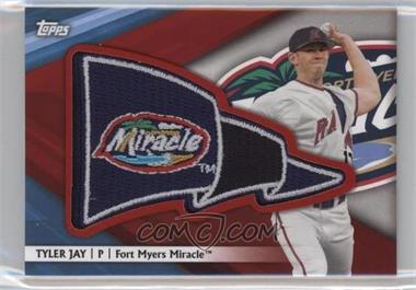 2016 Topps Pro Debut - Pennant Manufactured Patch - Red #PP-TJ - Tyler Jay /5