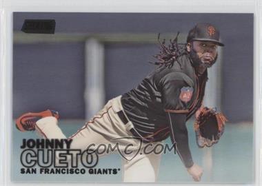 2016 Topps Stadium Club - [Base] - Black Foil #187 - Johnny Cueto