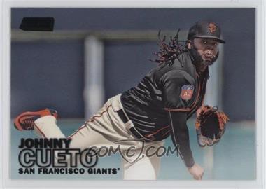 2016 Topps Stadium Club - [Base] - Black Foil #187 - Johnny Cueto