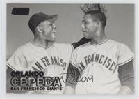 Orlando Cepeda (with Willie Mays)