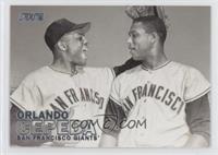 Orlando Cepeda (with Willie Mays)