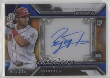 2016 Topps Strata - Autographs - Blue #SA-JP - Jose Peraza /99