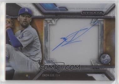 2016 Topps Strata - Autographs #SA-ZL - Zach Lee