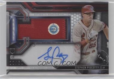 2016 Topps Strata - Clearly Authentic Autographed Relics - Black #CAAR-SP - Stephen Piscotty /50