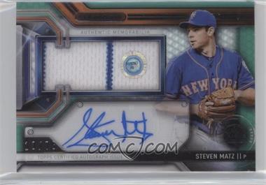 2016 Topps Strata - Clearly Authentic Autographed Relics - Green #CAAR-SM - Steven Matz /75