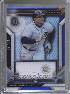 2016 Topps Strata - Clearly Authentic Relics - Blue #CAR-MC - Miguel Cabrera /99