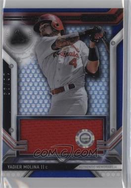 2016 Topps Strata - Clearly Authentic Relics - Blue #CAR-YM - Yadier Molina /99
