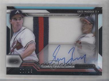 2016 Topps Strata - Signature Patches #SSP-GM - Greg Maddux /25