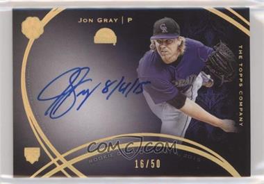 2016 Topps The Mint - Arrivals Autographs - Purple #AA-JG - Jon Gray /50