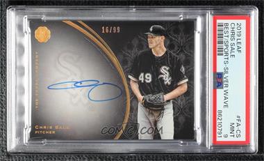 2016 Topps The Mint - Franchise Autographs #FA-CS - Chris Sale /99 [PSA 9 MINT]