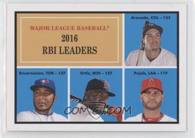 2016 Topps Throwback Thursday #TBT - Online Exclusive [Base] #104 - 1961 Topps "2016 League Leaders" - Nolan Arenado, Edwin Encarnacion, David Ortiz, Albert Pujols /374 [EX to NM]