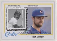 1978 Topps Then and Now Design - Billy Williams, Ben Zobrist #/1,321