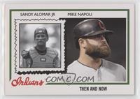 1978 Topps Then and Now Design - Sandy Alomar Jr., Mike Napoli #/413