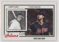 1978 Topps Then and Now Design - Larry Doby, Tyler Naquin #/413