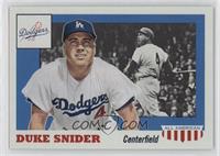 1955 All-American Football Design - Duke Snider #/775