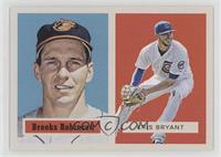 1957 Topps Football Design - Brooks Robinson, Kris Bryant #/769