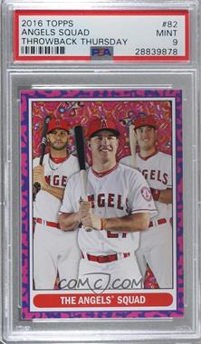 2016 Topps Throwback Thursday #TBT - Online Exclusive [Base] #82 - 1969 Topps Mod Squad Design - The Angels Squad (Mike Trout, Albert Pujols, C.J. Cron) /586 [PSA 9 MINT]